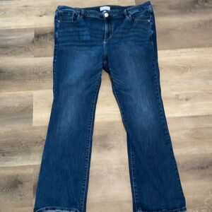 Plus Size High-Rise Bootcut Jeans by Lane Bryant Size 20W.